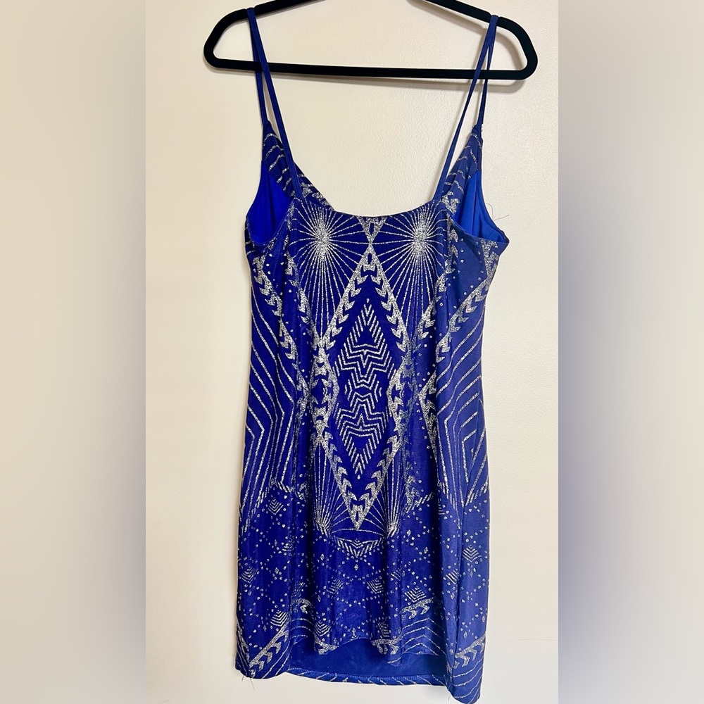 Blue Mini Dress - Picture 3 of 3